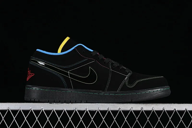 All categories Air Jordan Jordan series basketball shoes Air Jordan 1 Low Air Jordan 1 Low AJ1 Joe 1 black and green low-top cultural basketball shoes 338145-003